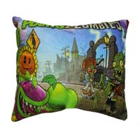 COJIN DECORATIVO GAMER PARA NIÑOS PLANTAS VS ZOMBIES VIDEOJUEGO JUGUETE