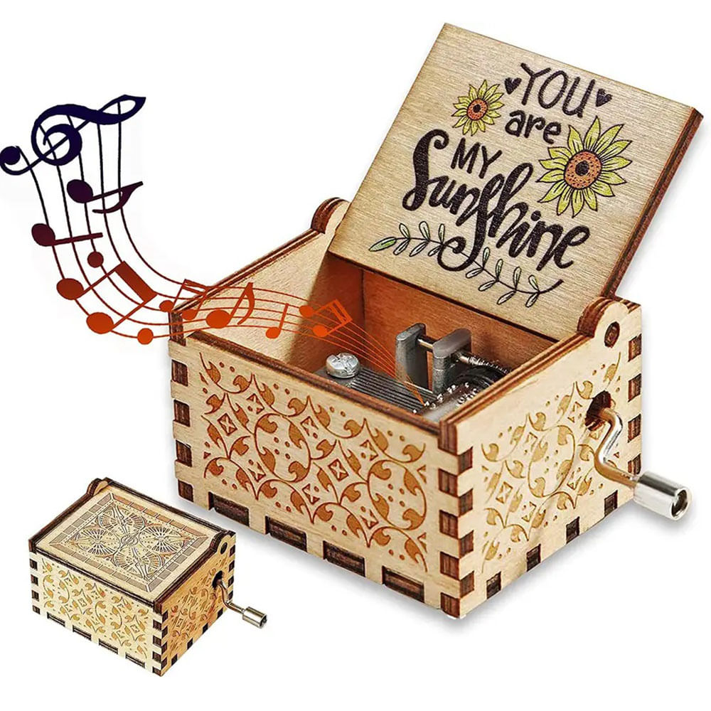 Caja Musical You Are My Sunshine Tu Eres Mi Sol Regalo de Cumpleaños Aniversario