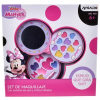Set Cosméticos Circular con 3 Pisos MINNIE 1UN 13057