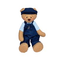 Oso de peluche Teddy a mano con 2 ropitas