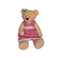 Osa de peluche Luli a mano con 2 Ropitas