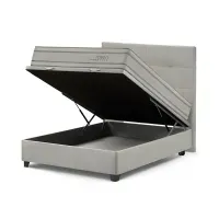 Dormitorio Boxet Tempo Plus 2 Plazas + Cabecera Issey Niebla