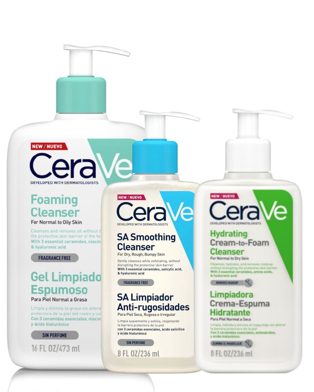 Pack Cerave Limpieza Profunda Pieles Mixtas a Grasas + Antirrugosidades