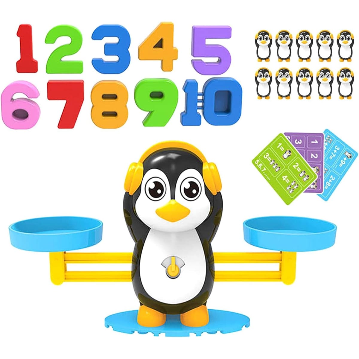 Juego Didáctico Para Niños Modelo Balanza Pingüino