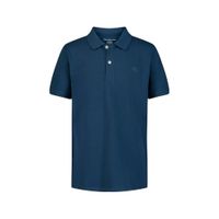 Polo Corto Calvin Klein Azul Acero Infantil Talla 8