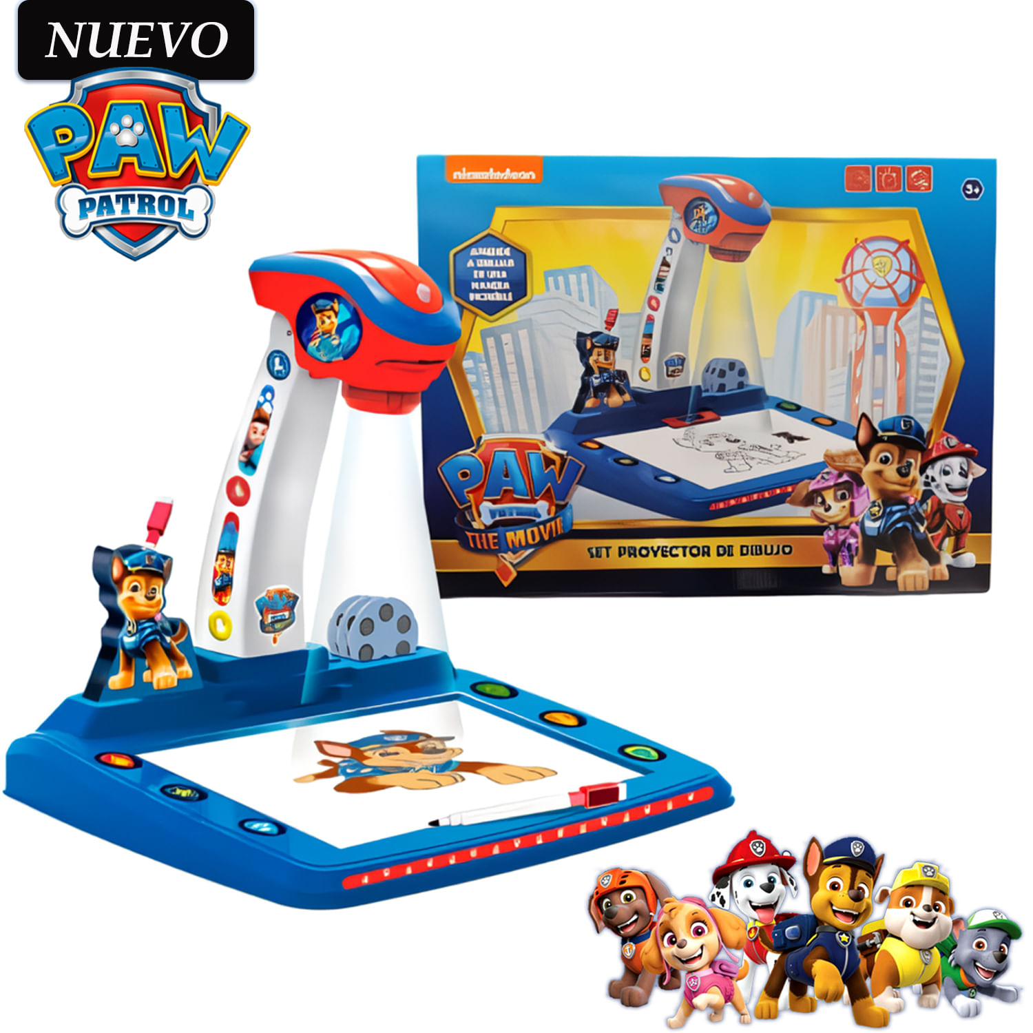 Pizarra Proyector Para Niños 628-11 Paw Patrol