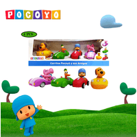 Juguete Set de Vehículos Pocoyo y sus Amigos 4pcs
