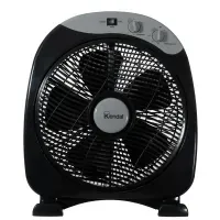 VENTILADOR SOBREMESA BOX 12 PULGADAS KF-12B3 NEGRO.