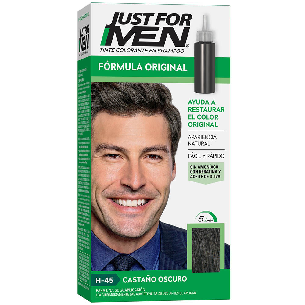 JFM TINTE HOMBRE COLOR CASTAÑO OSCURO 40 GR