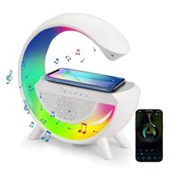 Lámpara RGB Parlante Bluetooth Cargador Inalámbrico 3 En 1 Modelo BT2301