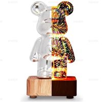 Lámpara Luz Led RGB Modelo Oso Infinito