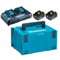 Makpac 2 Baterias 6.0Ah 18V + Cargador Doble Makita 198077-8