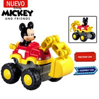 Juguete Excavadora de fricción de Mickey + Camión 2 en 1 14 piezas M38-LS002