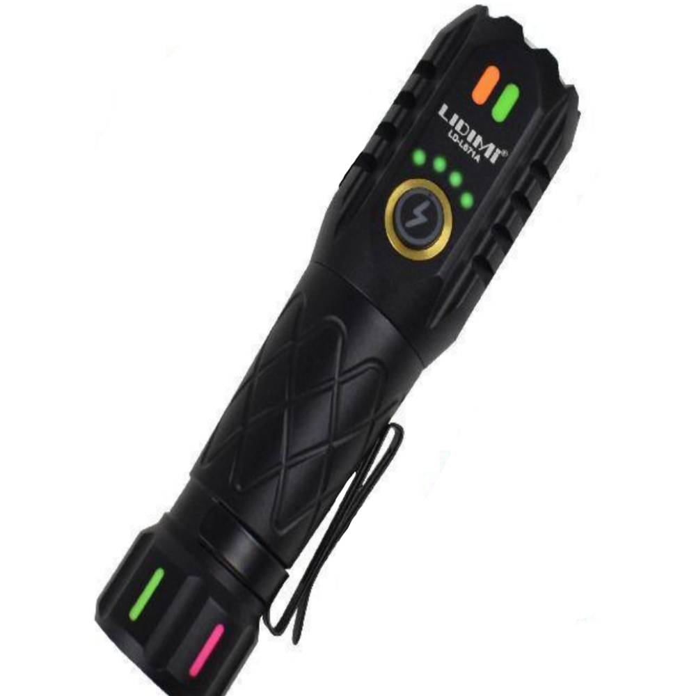 Linterna de largo alcance 2000 metros con cintas reflectivas LIDIMI LD-L671A - MEGA IMPORT