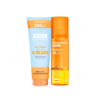 Duo ISDIN GEL CREMA WET SKIN 50+ 250ML + HYDRO OIL SPF 30 200 ML
