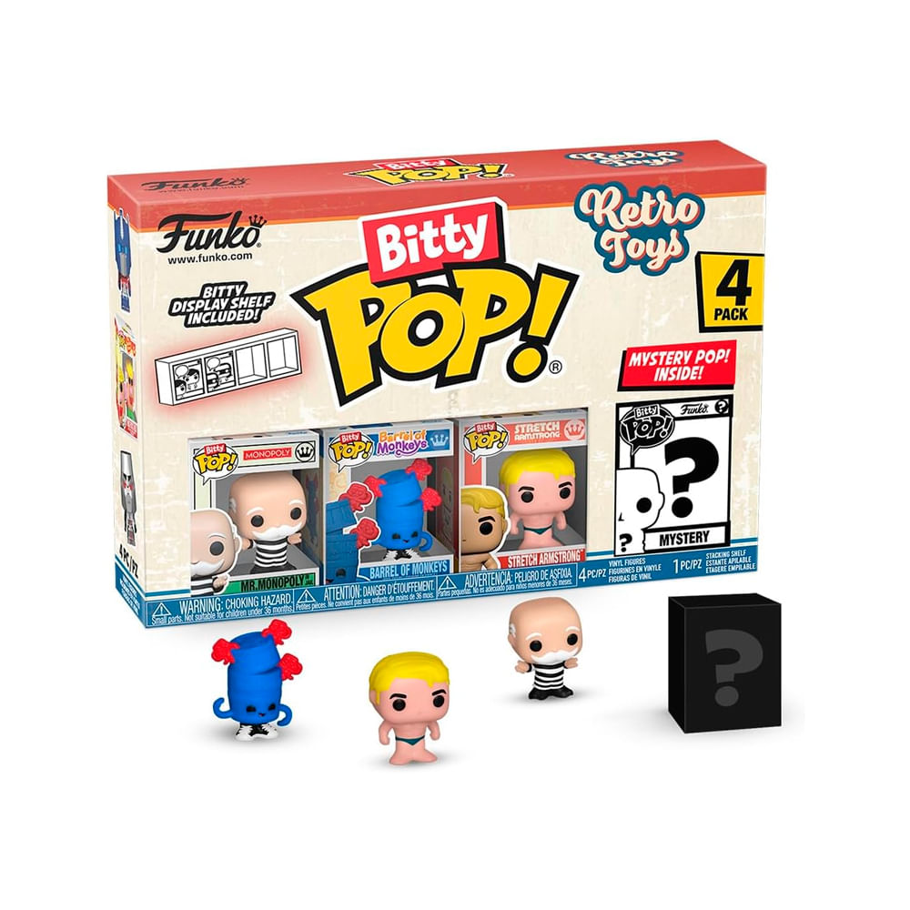 Funko Bitty POP Retro Toys Mr Monopoly Mix A