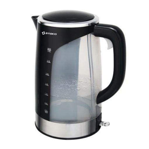 Hervidor plastico 3.0Lt NEGRO Imaco KE 3000 - Switch 1850Watts !OFERTON!!