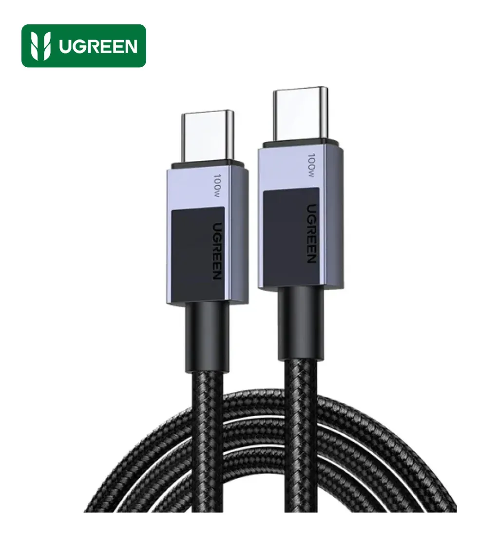 Ugreen Cable Usb-c A Usb-c Carga Rápida 100w 1m L512