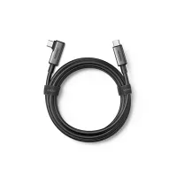 CABLE UGREEN USB-C ANGULO RECTO 90º A USB-C 5M NEGRO US551