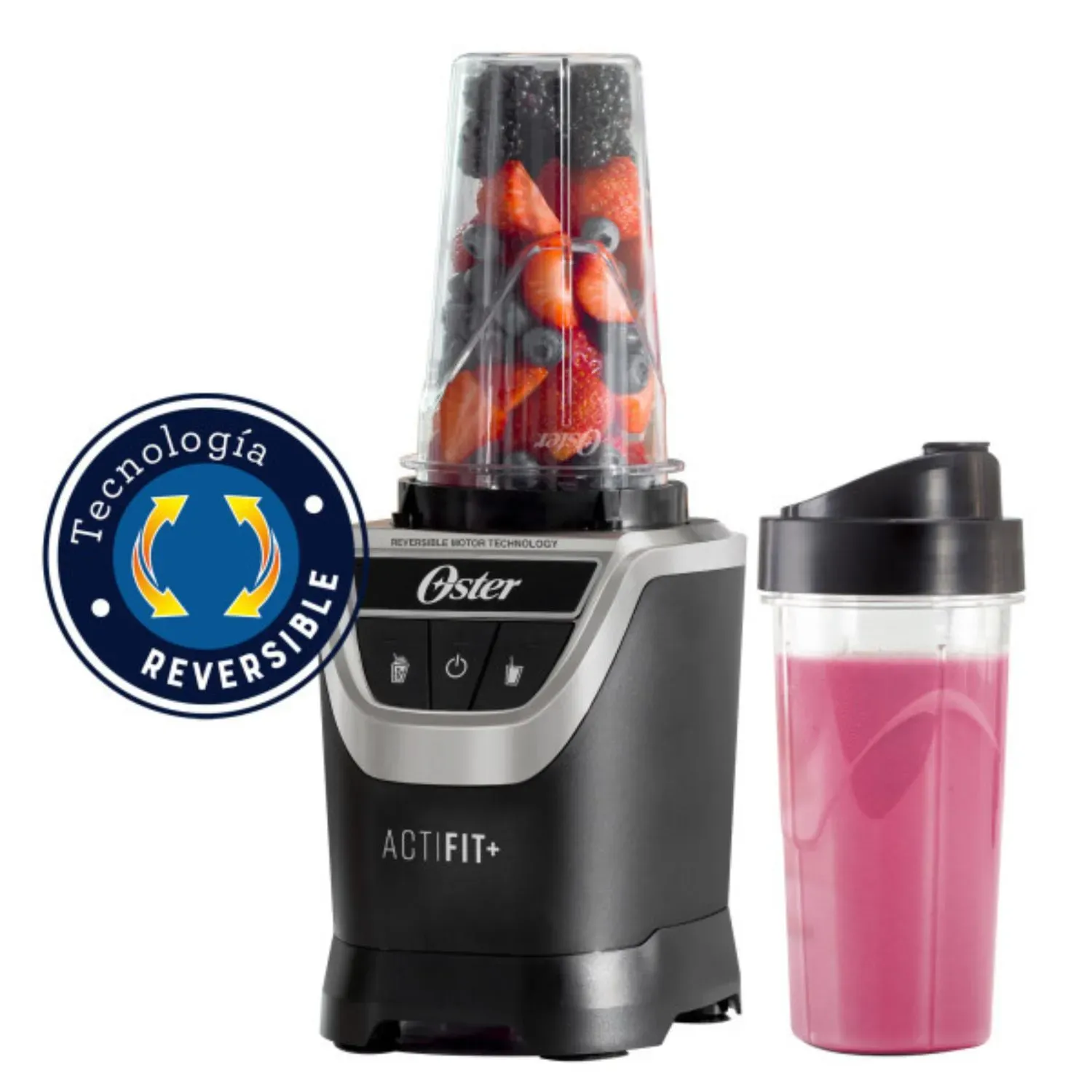 Licuadora Negra Sistema de Nutrición ActiFit, 1200W/2 Programas Automáticos/BLSTXPN7002 - !OFERTON!