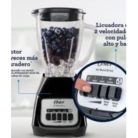 Licuadora Oster de 1.5L con 550 watts – Negro Kaliman BLSTKAG BPB 053 - !OFERTON!