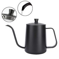 Jarra Cuello Cisne Vertido Controlado Negra 580ml