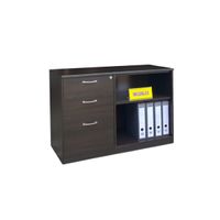 Credenza para oficina EFES - Cajón para carpetas colgantes color Wengue - TEMEL