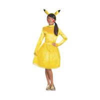 Pokemon Cosplay Niña Clasico Pikachu Talla L 10 12