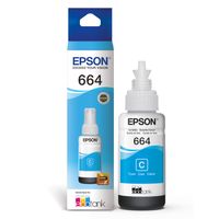 Tinta Epson T664 Cyan Botella Original 70 ml