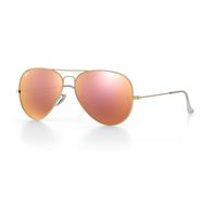 LENTES RAY BAN AVIATOR PINK  GOLD FRAME RB3025 GENUINO NUEVO