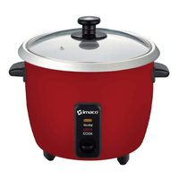 Olla Arrocera Imaco 0.6L RC006R – Rojo - Potencia 350Watts !OFERTON!