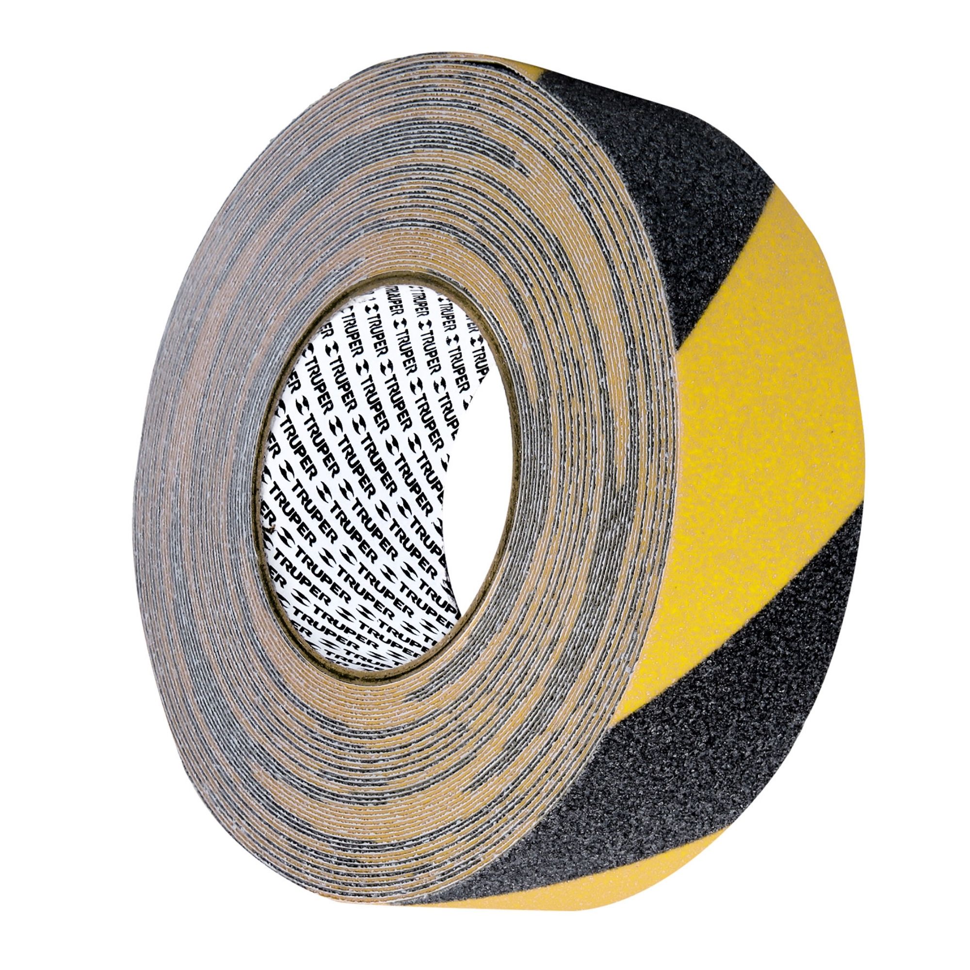 Rollo 18 m de cinta antiderrapante ama/negra 50mm c/abrasivo