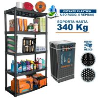 Estante Plastico estante organizador 5 repisas Truper