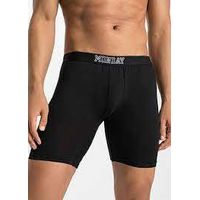 Ropa interior deportiva larga negro para hombre, pantalones para correr, CICLISMO, Fitness, balonces