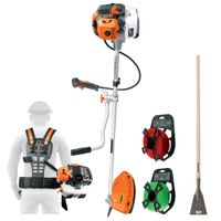 Combo motoguadaña desbrozadora podadora  2HP gasolina 18 Pulg Truper