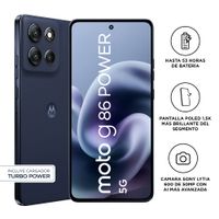 Smartphone MOTOROLA G86 6.7"" 8GB 256GB 50MP+8MP Azul