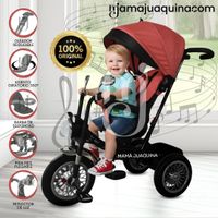 Triciclo Guiador Kids «BABY BLISS» Red