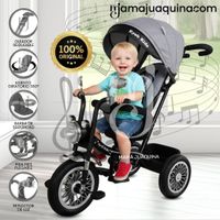 Triciclo Guiador Kids «BABY BLISS» Gray