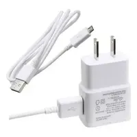 Cargador Samsung 15w 2a Micro Usb V8 - J5 J7 Serie S Blanco