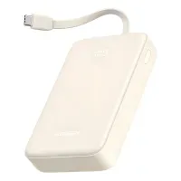 Cargador Ugreen Pb505 Usb-c/usb-a Portátil Con Cable Carga Super Rápida Blanco