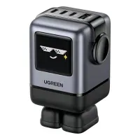 Cargador Ugreen Robot 100 Watts Tipo C Negro X688 45514b