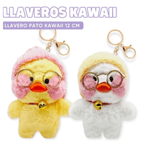 LLAVERO PELUCHE KAWAAI 12CM PATITO