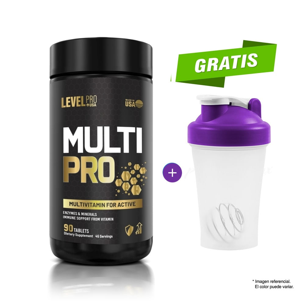MULTIVITAMÍNICO MULTI-PRO 90 CÁPSULAS LEVEL PRO