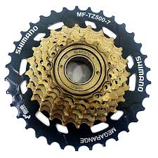 PIÑÓN SHIMANO 7v mega RELACION DE DIENTES 14-34 PARA BICICLETA
