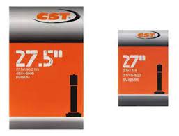 DOS CÁMARAS CST 27.5 CON VÁLVULA AMERICANA PARA BICICLETA