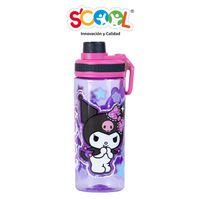 Botella Scool Kuromi Pc Tapa Rosca 500Ml