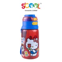 Botella Scool Hello Kitty Doble Toma 600Ml