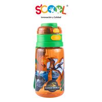 Botella Scool Jurassic Doble Toma 600Ml
