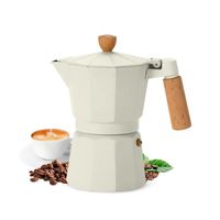 Cafetera Moka Italiana 3 Tazas - 150ml Crema Elegante