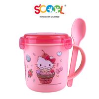 Vaso Scool Hello Kitty Snack Con Cuchara